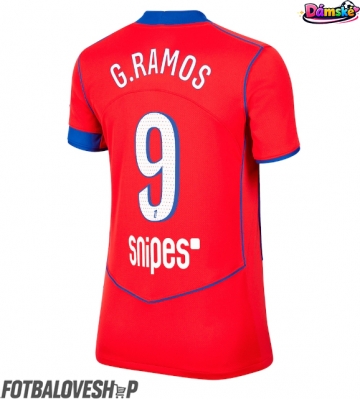 Paris Saint-Germain Goncalo Ramos #9 Dámské Alternativní Dres 2025-26 Krátký Rukáv